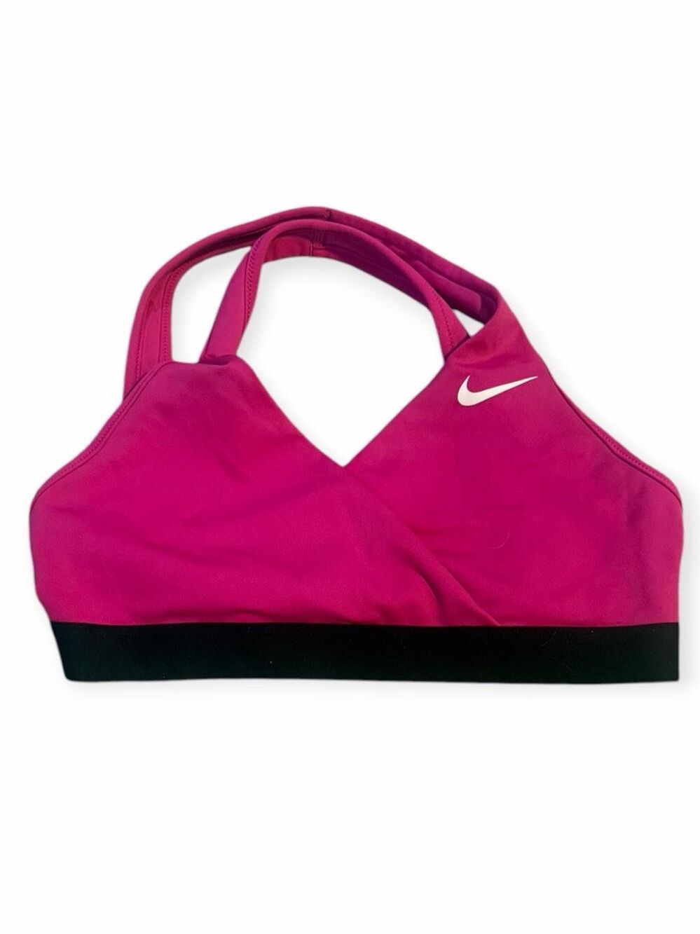 NIKE Dri-FIT Swoosh Maternity Nursing Sports Bra Pink Size Medium